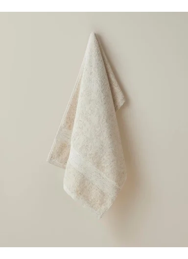 Melange Cotton Face Towel 50x80 cm Beige Melange