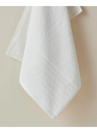 Pure Cotton Face Towel 50x80 cm White