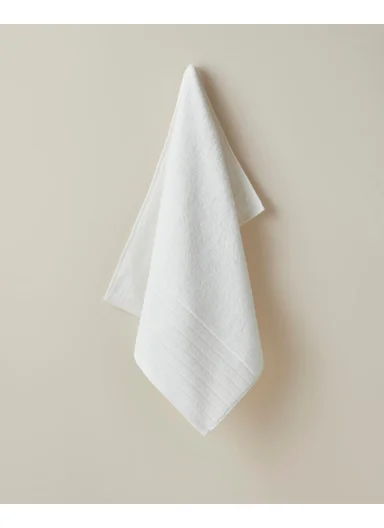 Pure Cotton Face Towel 50x80 cm White