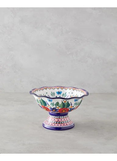 Whimsy Stoneware Serving Dish 23x23x14 cm Colorful