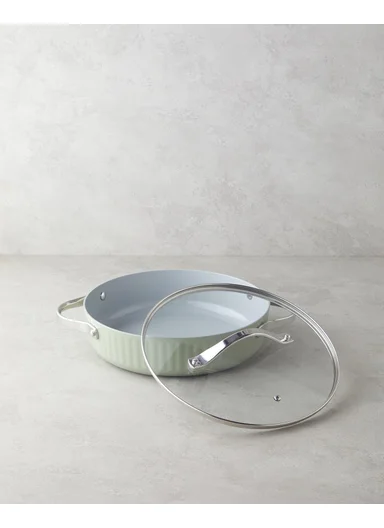 Berlin Fusion Pro Shallow Pot 28 cm Green