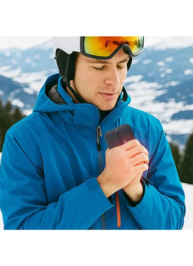 Magnetic USB-C Rechargeable Hand Warmer, 3 Heat Levels, 2-in-1 Adjustable Heating P203TFO050