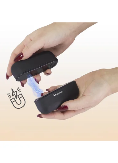 Magnetic USB-C Rechargeable Hand Warmer, 3 Heat Levels, 2-in-1 Adjustable Heating P203TFO050