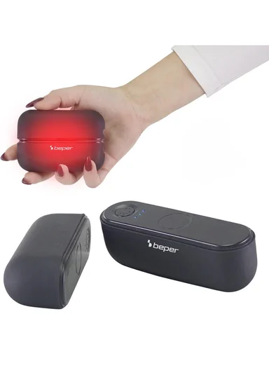 Magnetic USB-C Rechargeable Hand Warmer, 3 Heat Levels, 2-in-1 Adjustable Heating P203TFO050