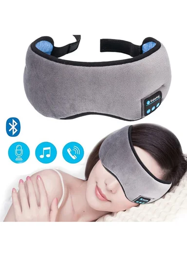 Bluetooth Sleep Mask For Eyes with Wireless Audio - Btem-Bk