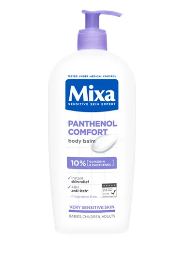 Mixa Panthenol Comfort Body Lotion, Anti-Scratching Cream 250ml 