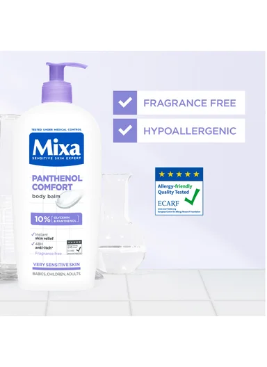 Mixa Panthenol Comfort Body Lotion, Anti-Scratching Cream 250ml 