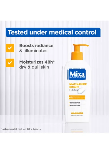 Mixa Niacinamide Bright 4% Niacinamide Body Lotion 250ml