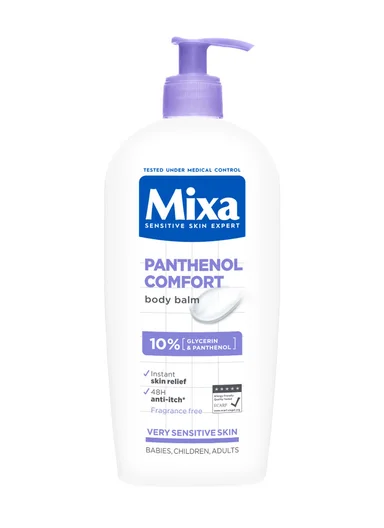 Mixa Panthenol Comfort Body Lotion, Anti-Scratching Cream 400ml 
