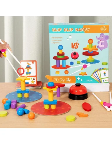 Clip Clip Happy, Fun Educational Tool That Helps Your Child Develop Skills While Playing