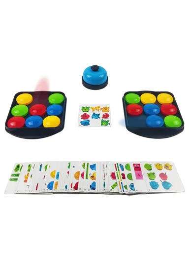 Crazy Push And Push Table Games Fun Educational Toys, Push The Ball Quickly Board Game Logical Reasoning Training Board Game Toys with Cards Montessori, Toy Suit for Family Entertainment