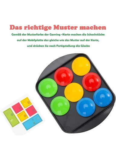 Crazy Push And Push Table Games Fun Educational Toys, Push The Ball Quickly Board Game Logical Reasoning Training Board Game Toys with Cards Montessori, Toy Suit for Family Entertainment