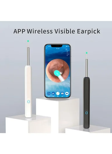 NE3 Smart WiFi Visual Ear Cleaner with 1080P HD Camera, IPX5 Waterproof 