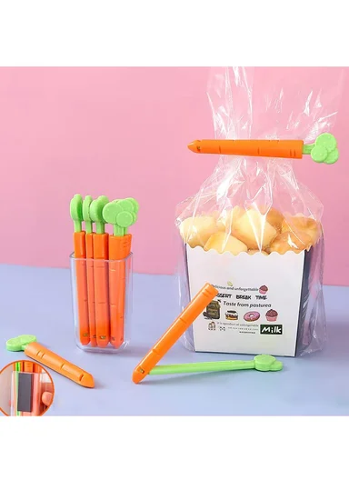 Carrot-Shaped Food Bag Sealing Clips, Creative &amp; Reusable Kitchen Storage Solution