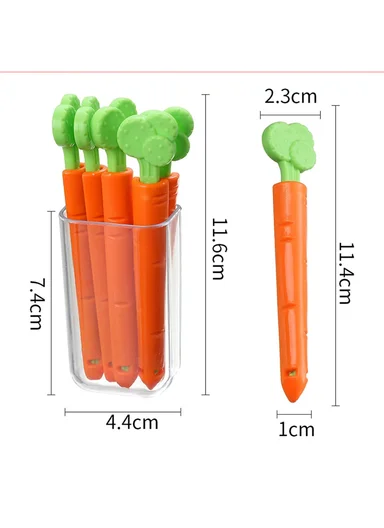 Carrot-Shaped Food Bag Sealing Clips, Creative &amp; Reusable Kitchen Storage Solution