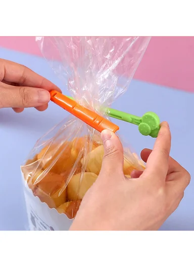 Carrot-Shaped Food Bag Sealing Clips, Creative &amp; Reusable Kitchen Storage Solution