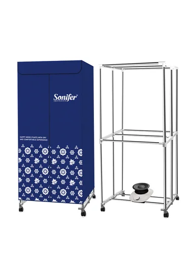 1000W Foldable Electric Clothes Dryer with Timer &amp; Overheat Protection SF-65383