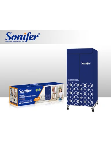 1000W Foldable Electric Clothes Dryer with Timer &amp; Overheat Protection SF-65383