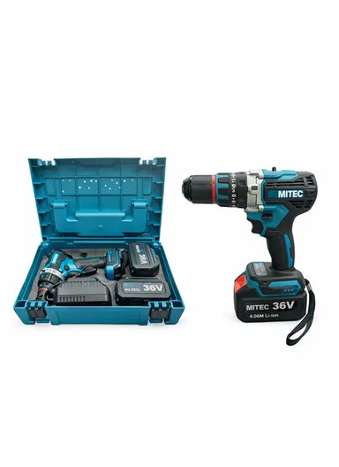 36V Cordless Drill Driver, 13mm Metal Chuck, 90 N·m Torque, Dual Speed MI-36D