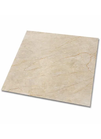 28Pcs Marble Vein Pattern Waterproof PVC Self-Adhesive Floor Tile Sticker 88006 (L60 × W60)cm - Light Beige