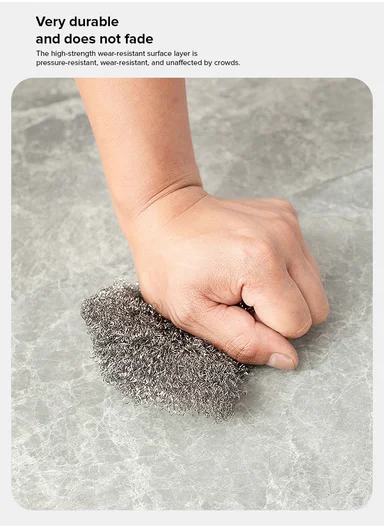 28Pcs Carrara Marble Pattern Waterproof PVC Self-Adhesive Floor Tile Sticker 88028 (L60 × W60)cm - Blue