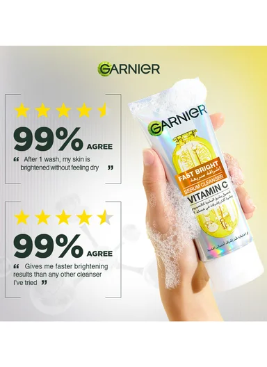 Garnier Face Wash Serum With Vitamin C Skin Active By Garnier - 100ml