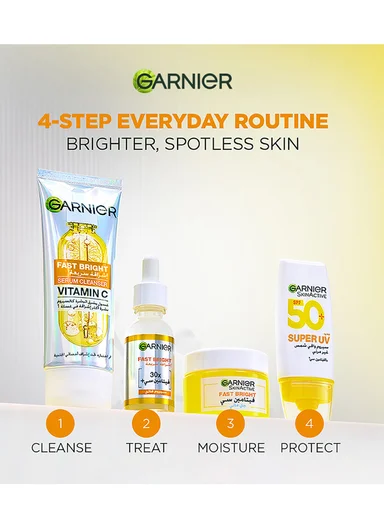 Garnier Face Wash Serum With Vitamin C Skin Active By Garnier - 100ml