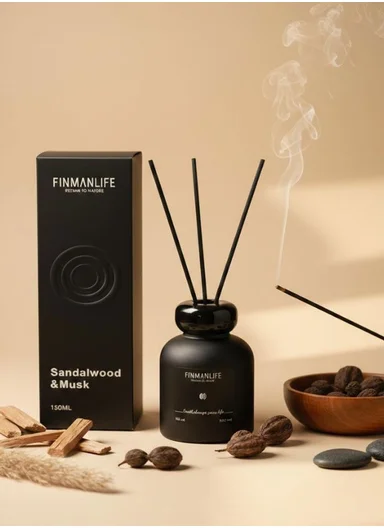 Finmanlife Reed Diffuser - Sandalwood &amp; Musk