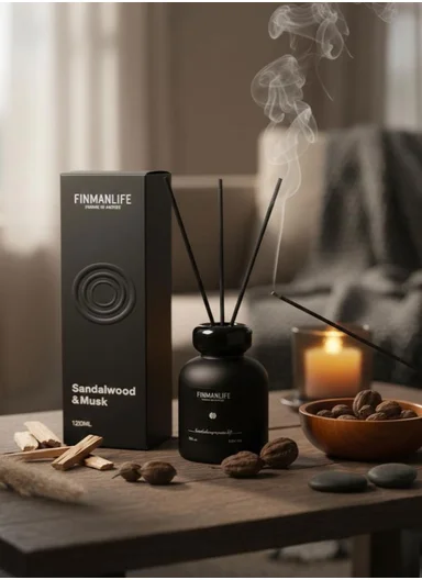 Finmanlife Reed Diffuser - Sandalwood &amp; Musk