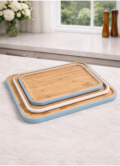 Bamboo Serving Tray, Eco-Friendly &amp; Durable SK-9257