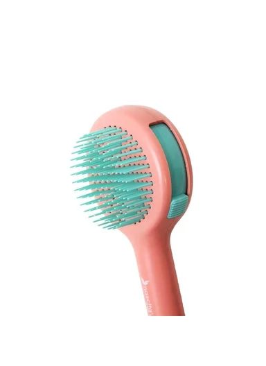 Nascita 2-in-1 Detangling Brush &amp; Scalp Massager With Mirror Pink NASFPRO00050OR