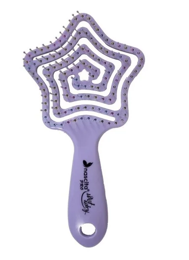 Nascita Star Shaped Vent Hair Brush Purple NASFPRO00042