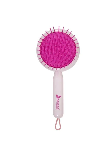 Nascita Detangling And Combing Hair Brush Pink With Glitters NASFPRO00044
