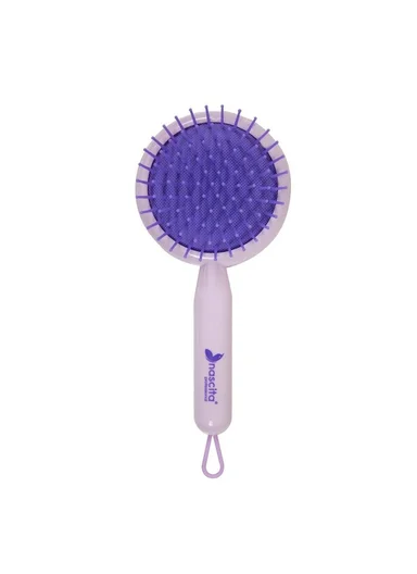 Nascita Detangling And Combing Hair Brush Purple With Glitters NASFPRO00044