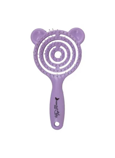 Nascita Bear Shaped Vent Hair Brush Purple NASFPRO00039