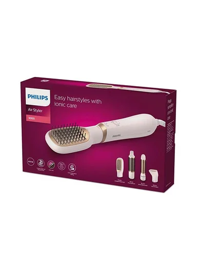 800W Air Styler, Ionic Care, 3 Heat Settings, Multi-Brush Set BHA310