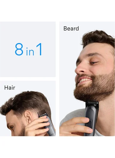 All-In-One Series 3 Beard Trimmer With 8In1 Grooming Kit - AIO3540