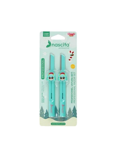Nascita Green Pixy Pop Girls Face Razor Set of 2 NASRAZOR016