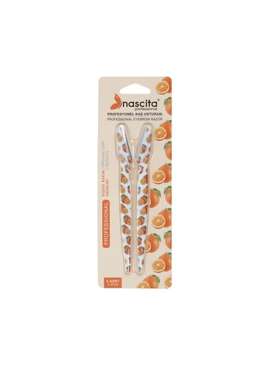 Nascita Orange Professional Face Razor Set of 2 NASRAZOR010