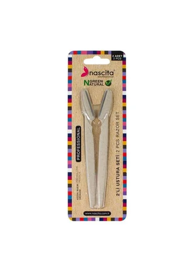 Nascita Green Natural Razor Set of 2 NASRAZOR0005