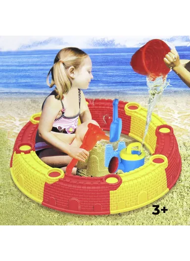No.041 Interlocking Sand Pit &amp; Play Accessories 15 PCS (H13xW70)cm