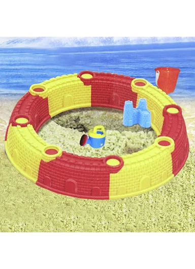 No.041 Interlocking Sand Pit &amp; Play Accessories 15 PCS (H13xW70)cm