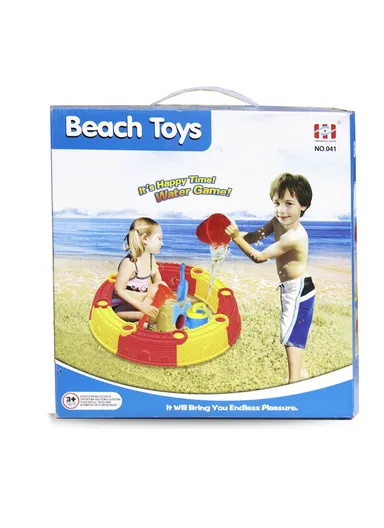 No.041 Interlocking Sand Pit &amp; Play Accessories 15 PCS (H13xW70)cm