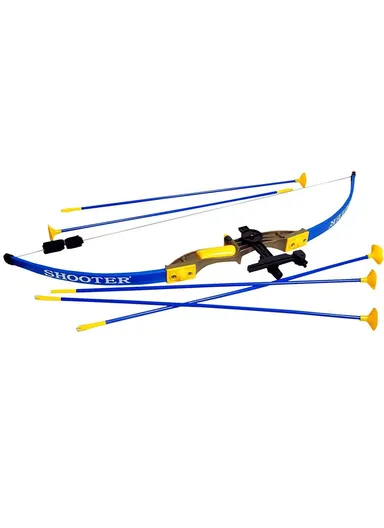 Yente King Archer Bow And Arrow Toy With Quiver &amp; Target- Age 6+ (L50xW38)cm
