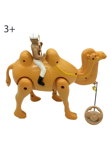 Camel Caravan King Of Desert Powered By Built-in Batteries With Remote Control (L24xW7xH20)cm