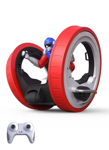 Magnificent Reach 2.4GHz RC Speed Supa Pioneer 6 in 1 Stunt Car 360 Rolling with Light Age 3+ (L15xW15xH15)cm