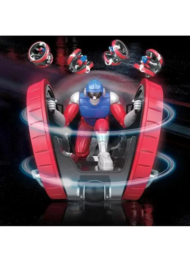 Magnificent Reach 2.4GHz RC Speed Supa Pioneer 6 in 1 Stunt Car 360 Rolling with Light Age 3+ (L15xW15xH15)cm