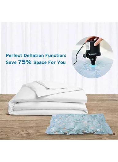 Two-Way Electric Air Pump 12V 50W Suitable for Car &amp; Home Usage HS-208 (L11.7 x W10 x H11.5)