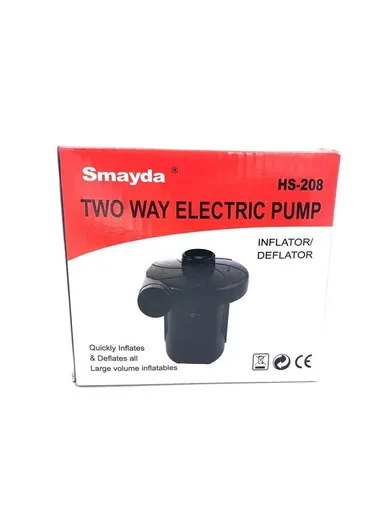 Two-Way Electric Air Pump 12V 50W Suitable for Car &amp; Home Usage HS-208 (L11.7 x W10 x H11.5)