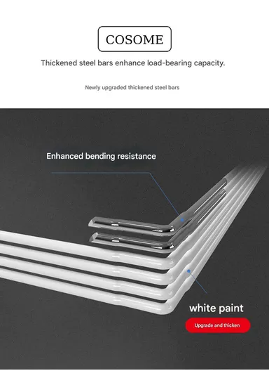 DIY Portable Closet Wardrobe Bedroom Storage Organizer with 2 Hanging Rods (W111 x D35 x H148)cm - White